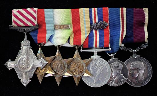A George VI Air Force Cross group to Master Navigator Henry James Baxter RAF
